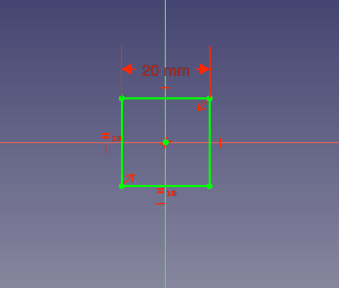 Sketcher constraints practices (v0.19) Learn to efficiently constrain a sketch. Prefer geometric constraints over datum constraints.