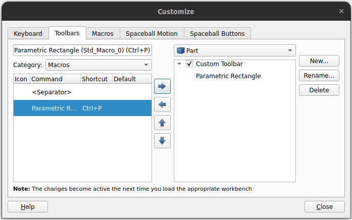 That's it, we now have a new toolbar button which, when clicked, will ...