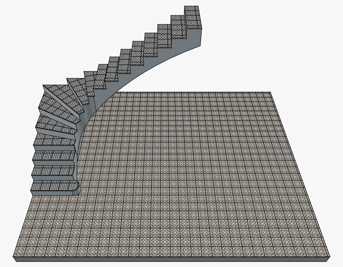 Covering as floor and stair tiles